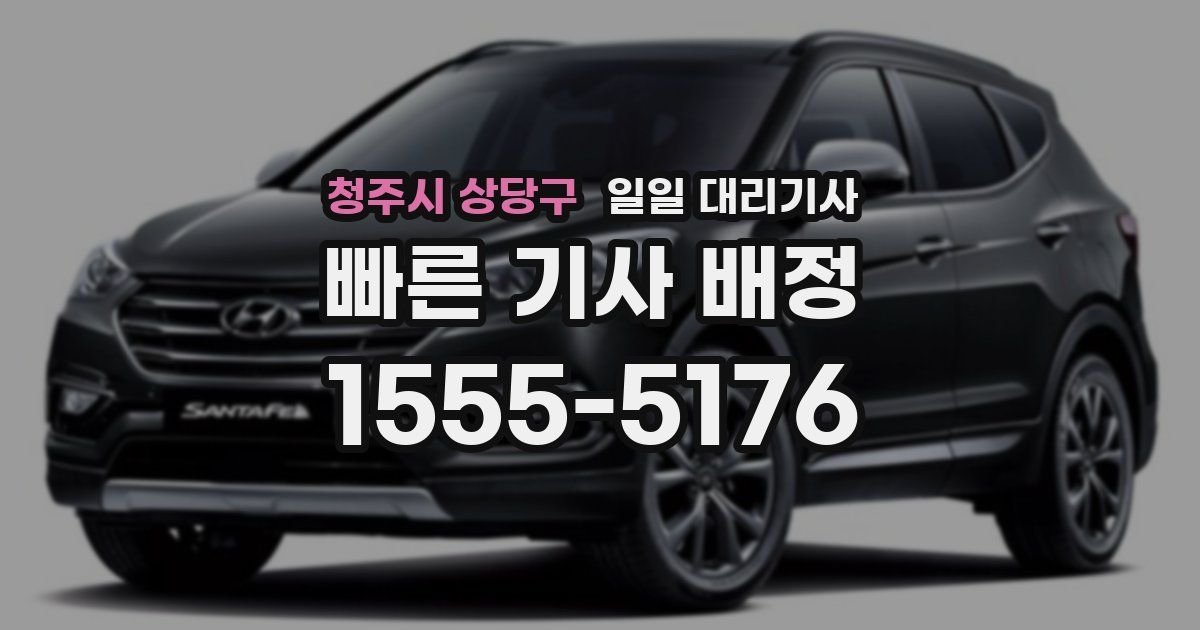 청주시 상당구 일일 대리기사