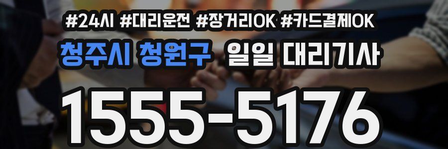 청주시 청원구 일일 대리기사