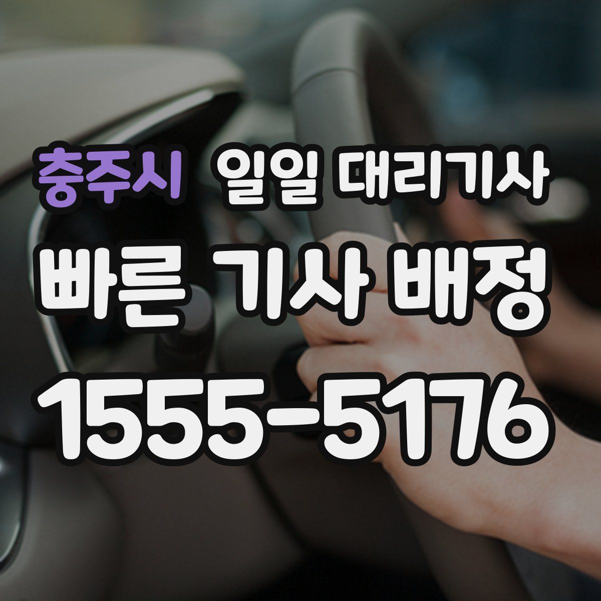 충주시 일일 대리기사