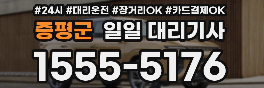 증평군 일일 대리기사