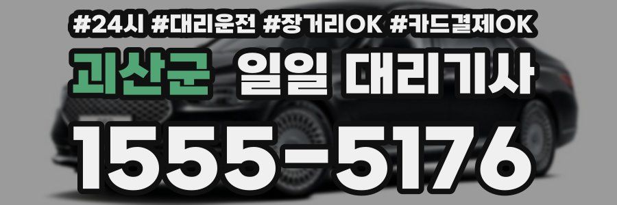 괴산군 일일 대리기사