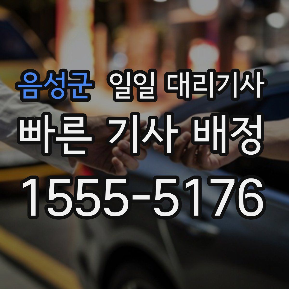 음성군 일일 대리기사