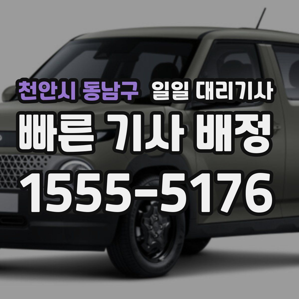 천안시 동남구 일일 대리기사