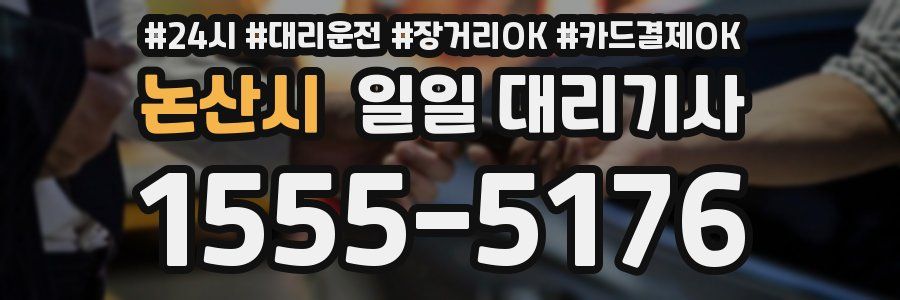 논산시 일일 대리기사