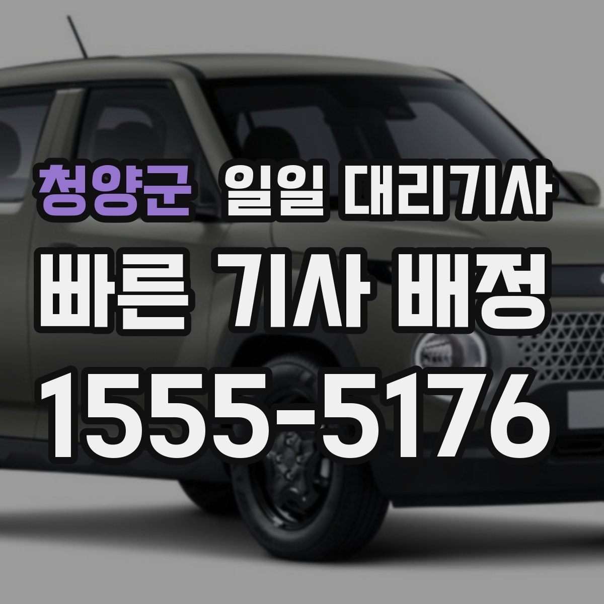 청양군 일일 대리기사