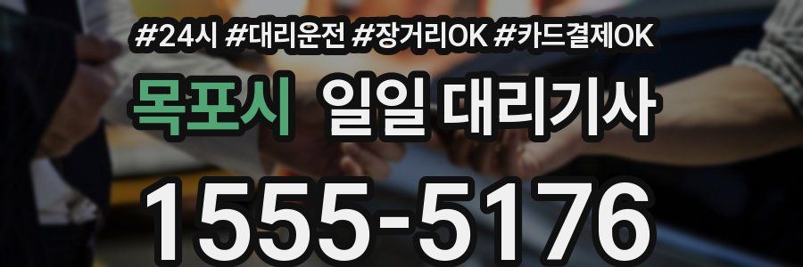 목포시 일일 대리기사