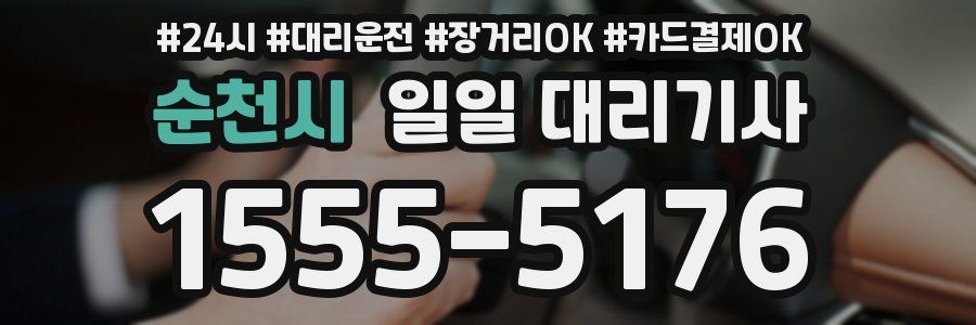 순천시 일일 대리기사
