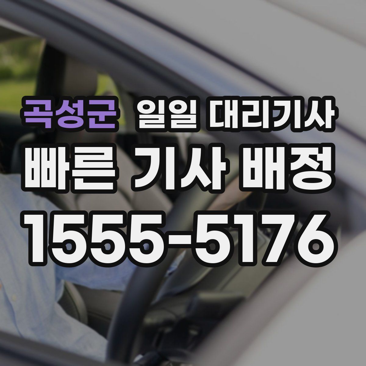 곡성군 일일 대리기사