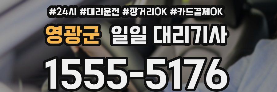 영광군 일일 대리기사