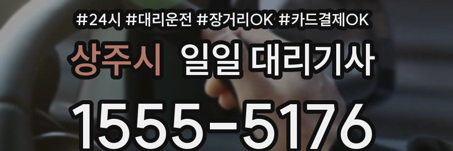 상주시 일일 대리기사