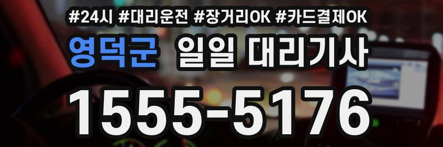 영덕군 일일 대리기사