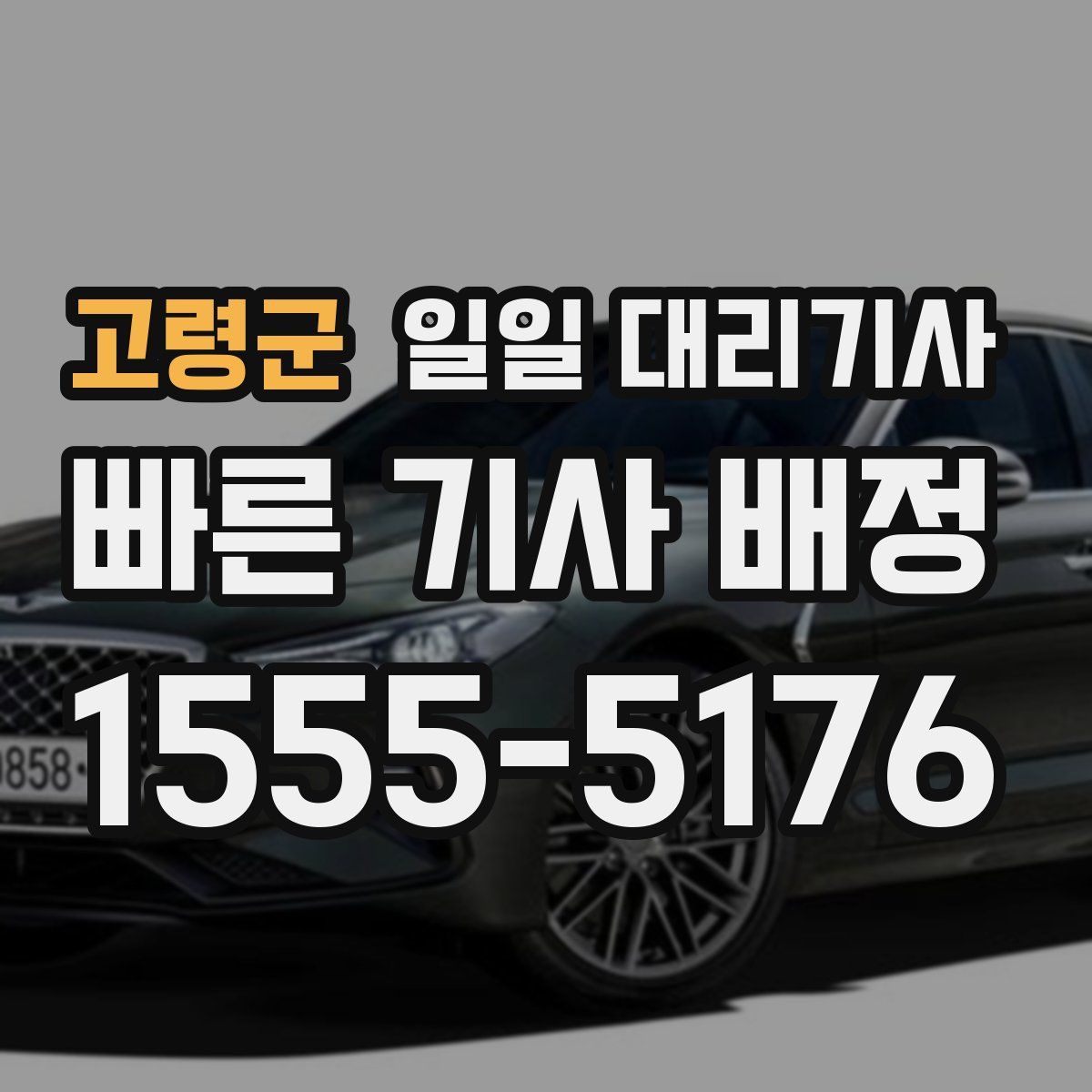 고령군 일일 대리기사