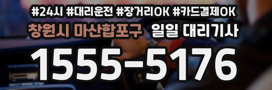 창원시 마산합포구 일일 대리기사