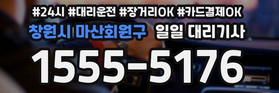 창원시 마산회원구 일일 대리기사