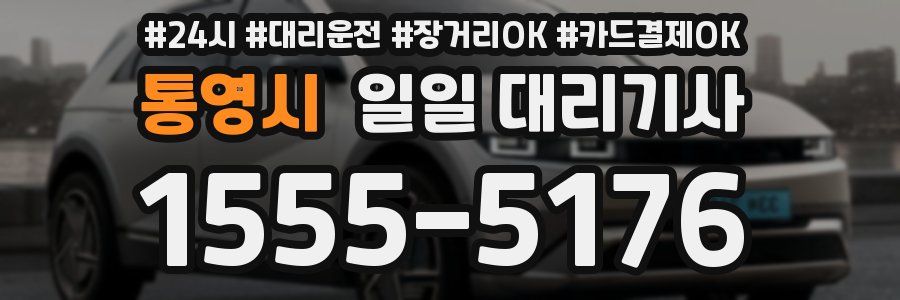 통영시 일일 대리기사