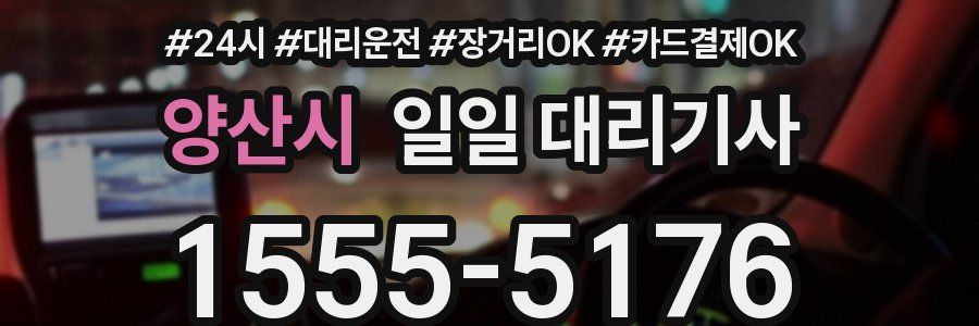 양산시 일일 대리기사