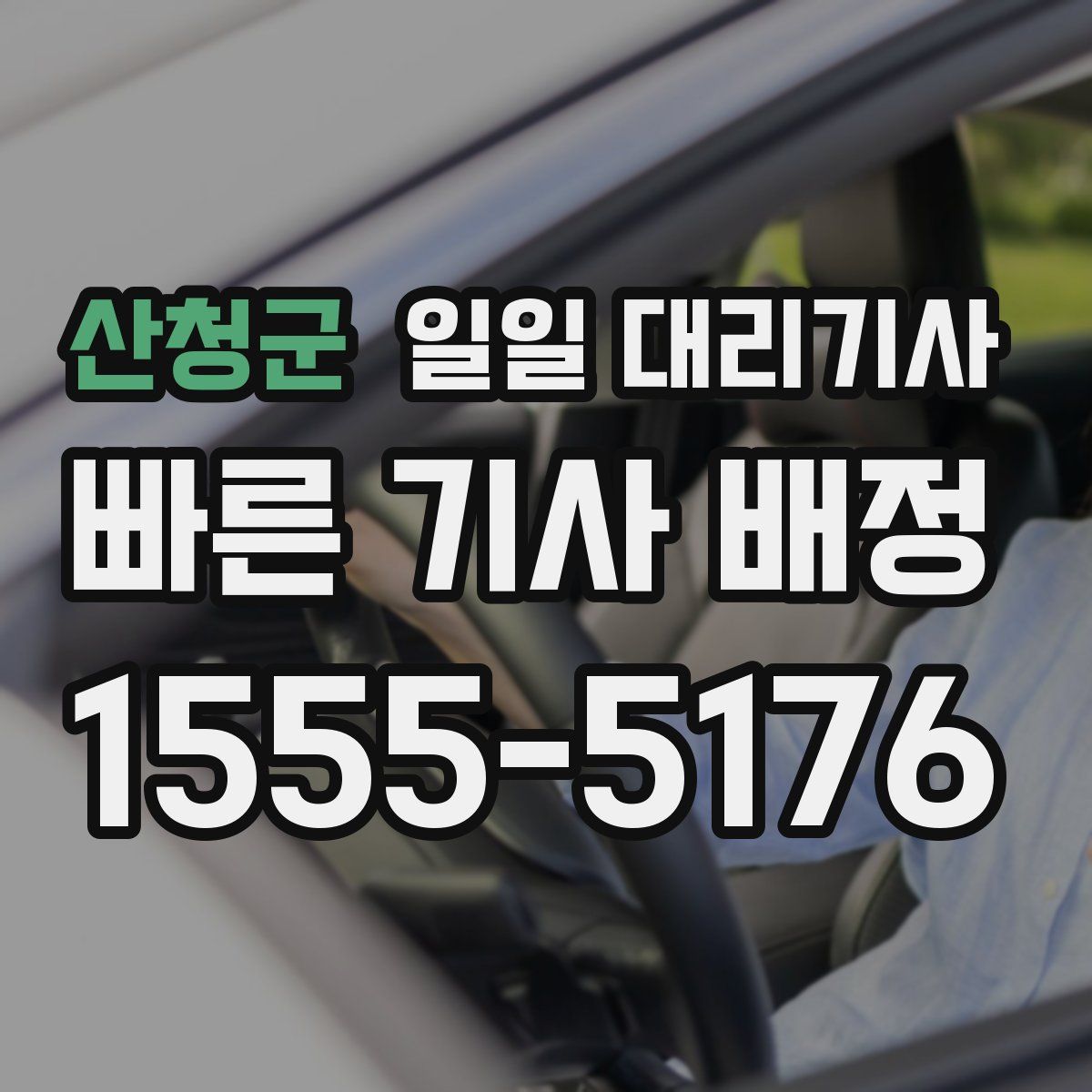 산청군 일일 대리기사