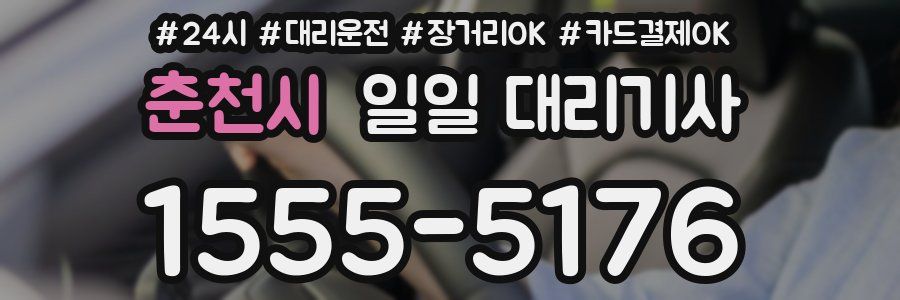 춘천시 일일 대리기사
