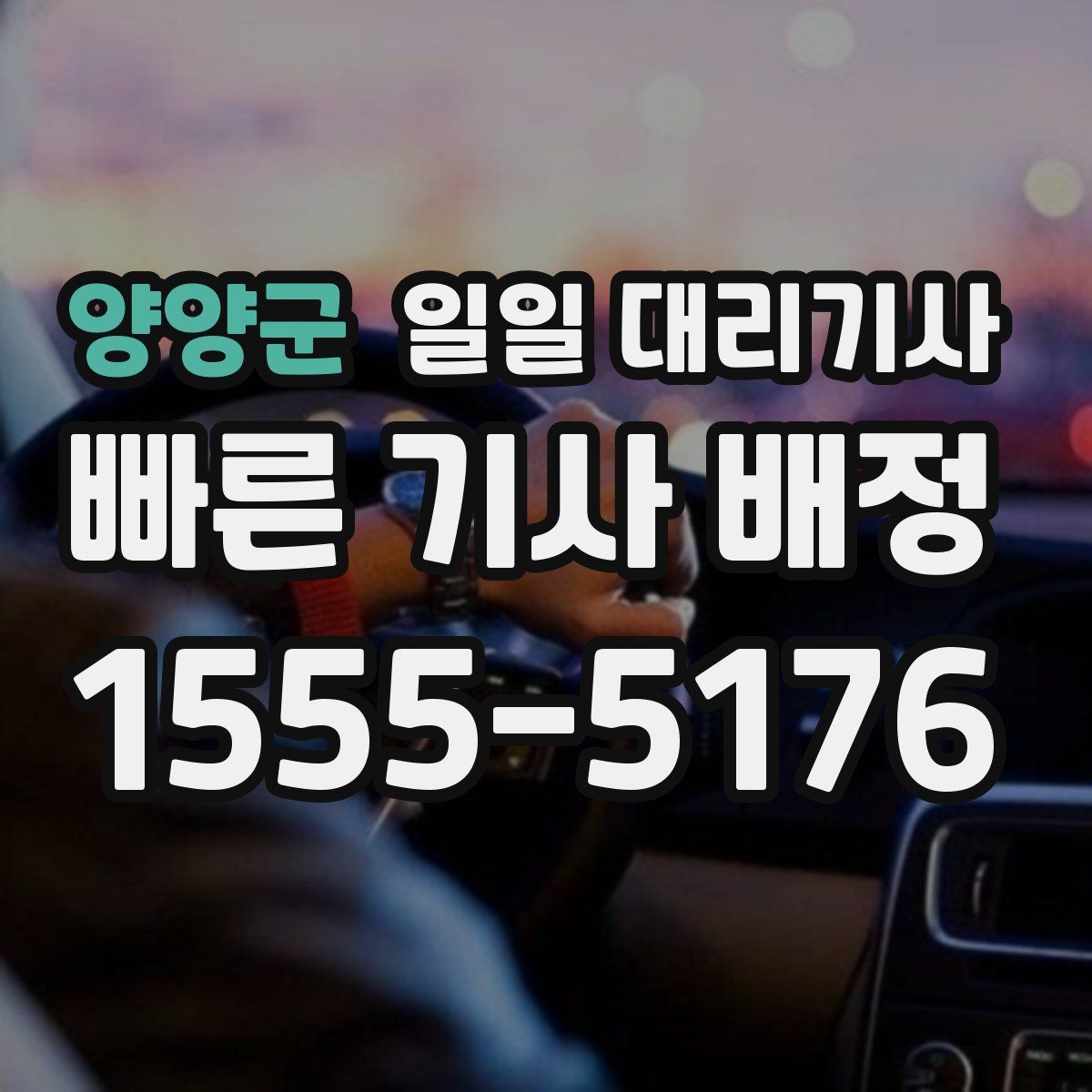 양양군 일일 대리기사