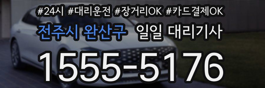 전주시 완산구 일일 대리기사