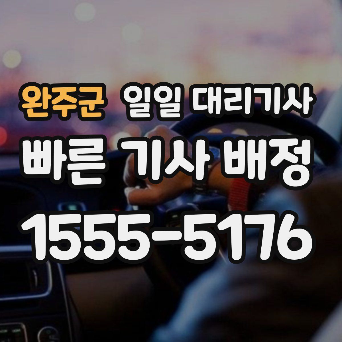 완주군 일일 대리기사