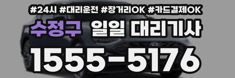수정구 일일 대리기사