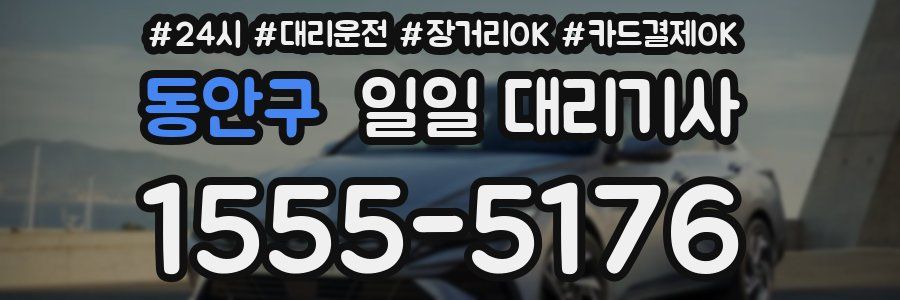 동안구 일일 대리기사