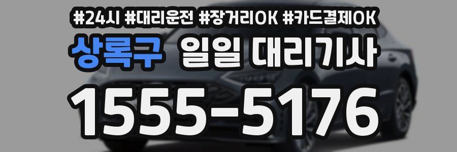상록구 일일 대리기사