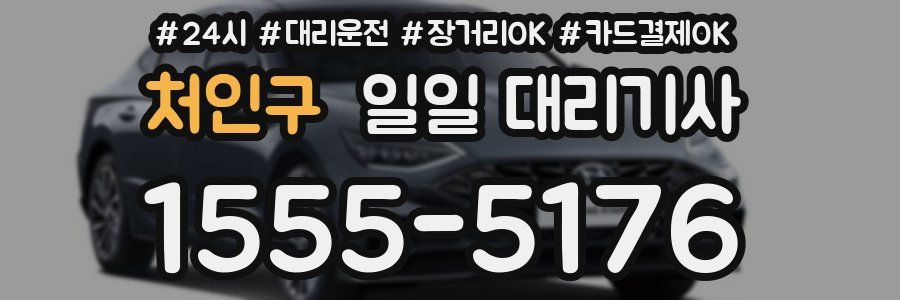 처인구 일일 대리기사