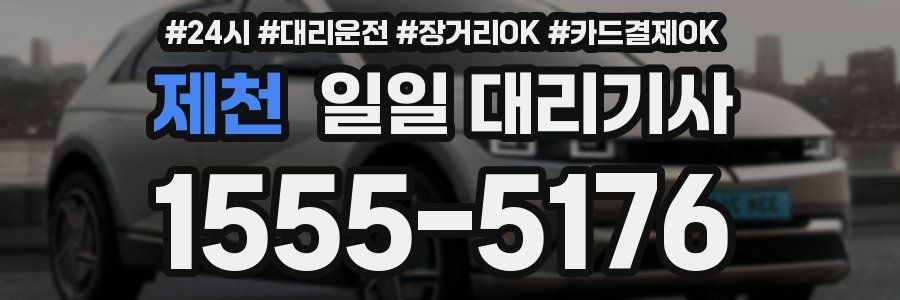 제천 일일 대리기사