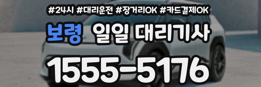 보령 일일 대리기사