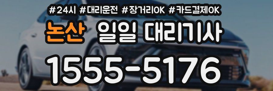 논산 일일 대리기사