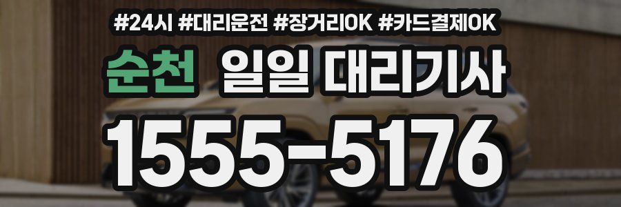 순천 일일 대리기사