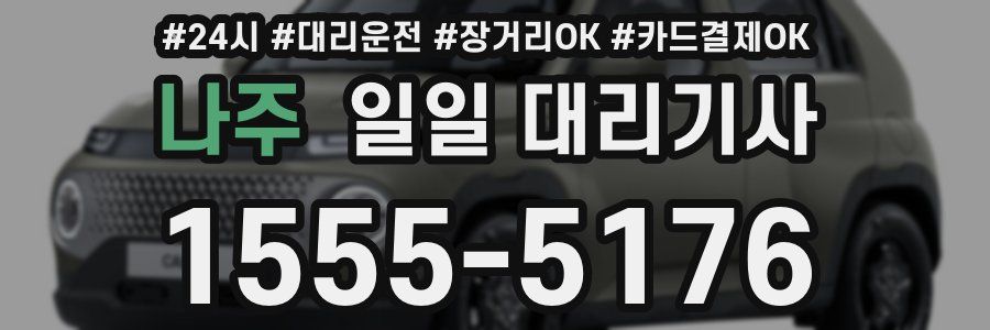 나주 일일 대리기사