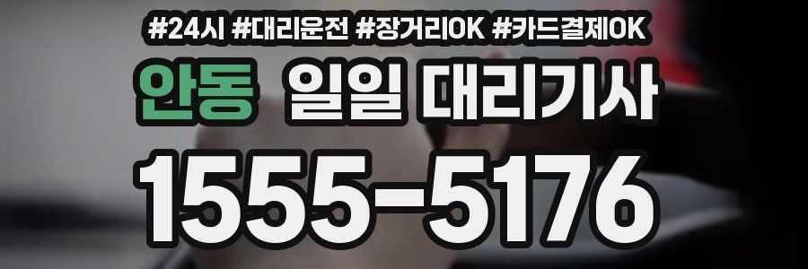 안동 일일 대리기사