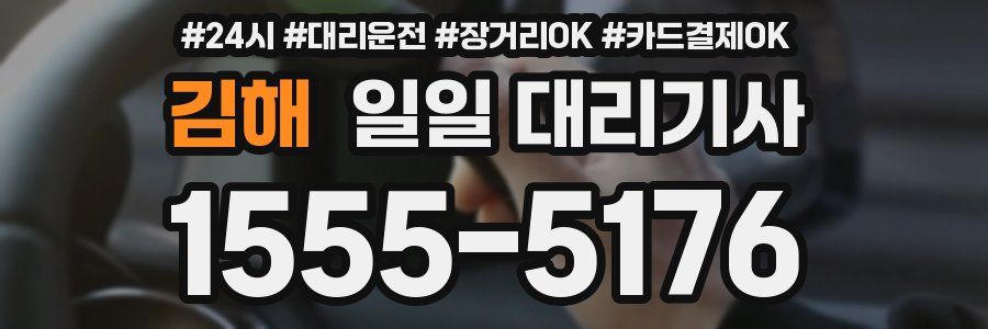 김해 일일 대리기사
