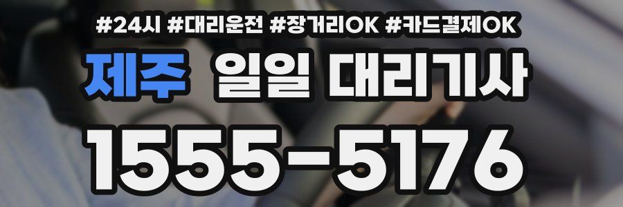 제주 일일 대리기사