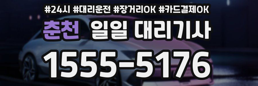 춘천 일일 대리기사
