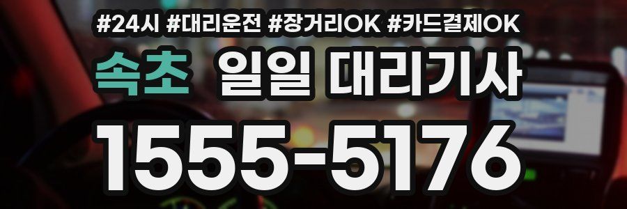 속초 일일 대리기사