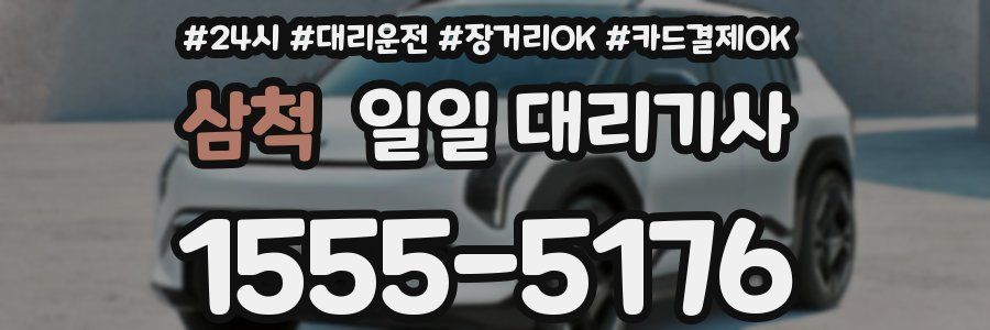 삼척 일일 대리기사