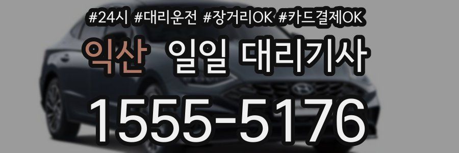 익산 일일 대리기사