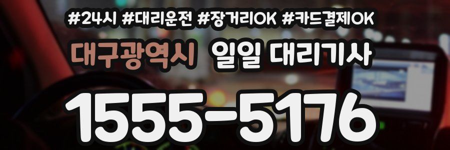 대구광역시 일일 대리기사