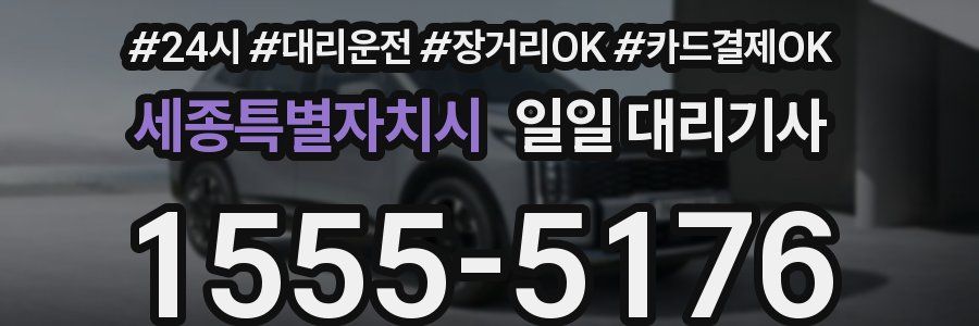 세종특별자치시 일일 대리기사