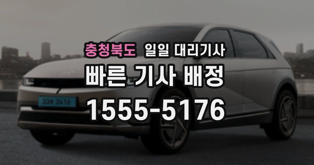 충청북도 일일 대리기사