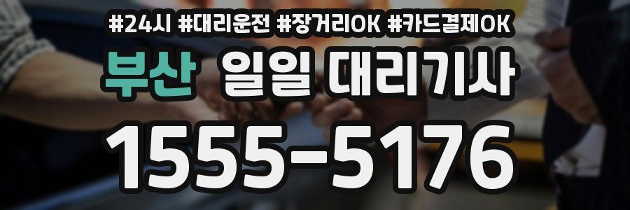 부산 일일 대리기사