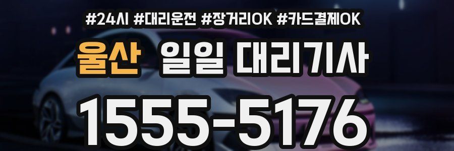 울산 일일 대리기사
