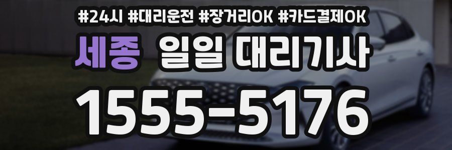 세종 일일 대리기사