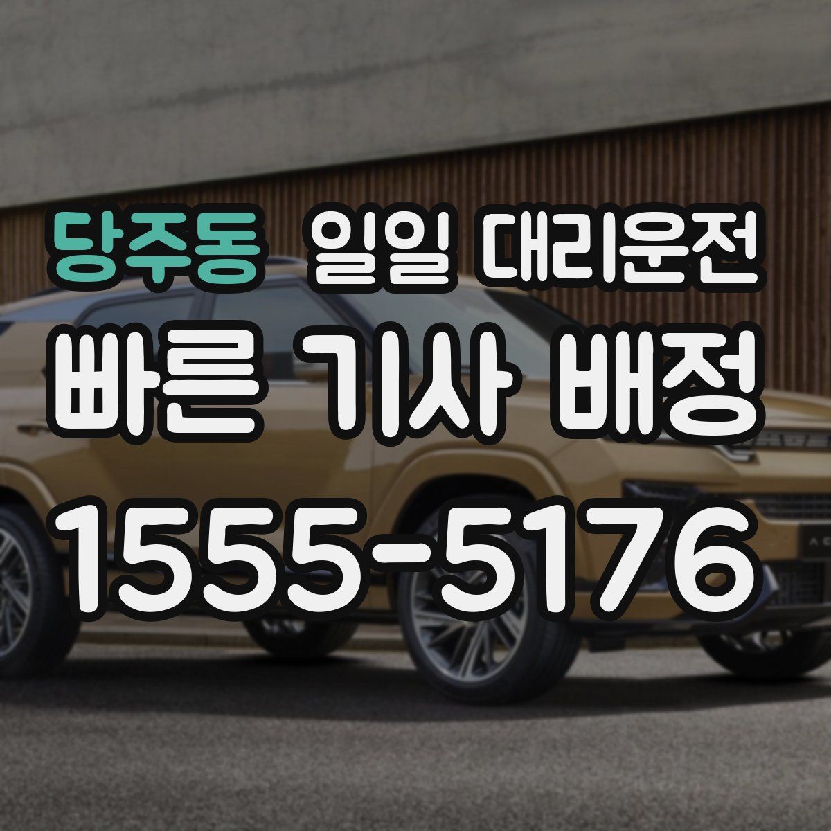 당주동 일일 대리운전
