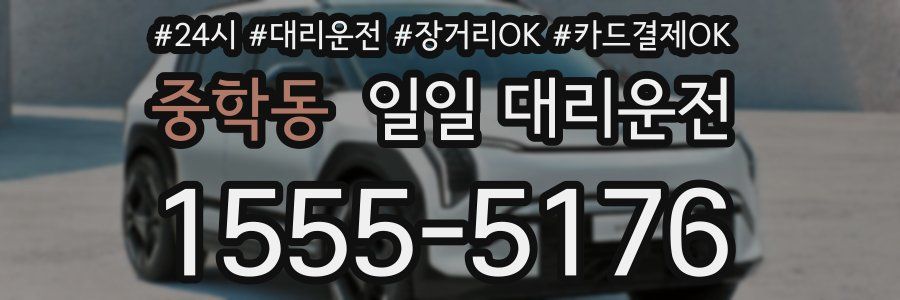 중학동 일일 대리운전
