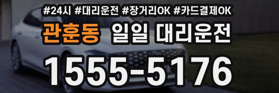 관훈동 일일 대리운전